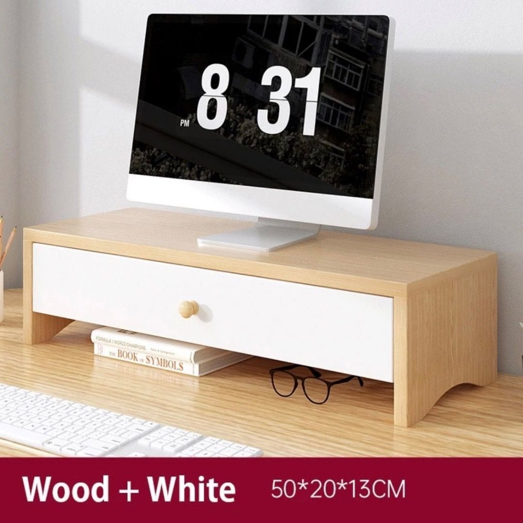 Tabletop Rack With Drawers | Computer Table Top Shelf With Drawer ...