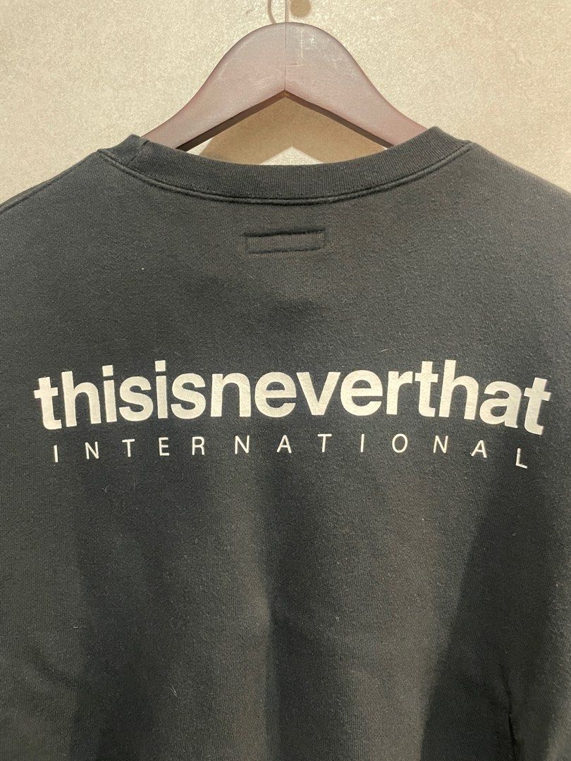 thisisneverthat Crewneck Sweater Fesyen Pria, Pakaian Baju