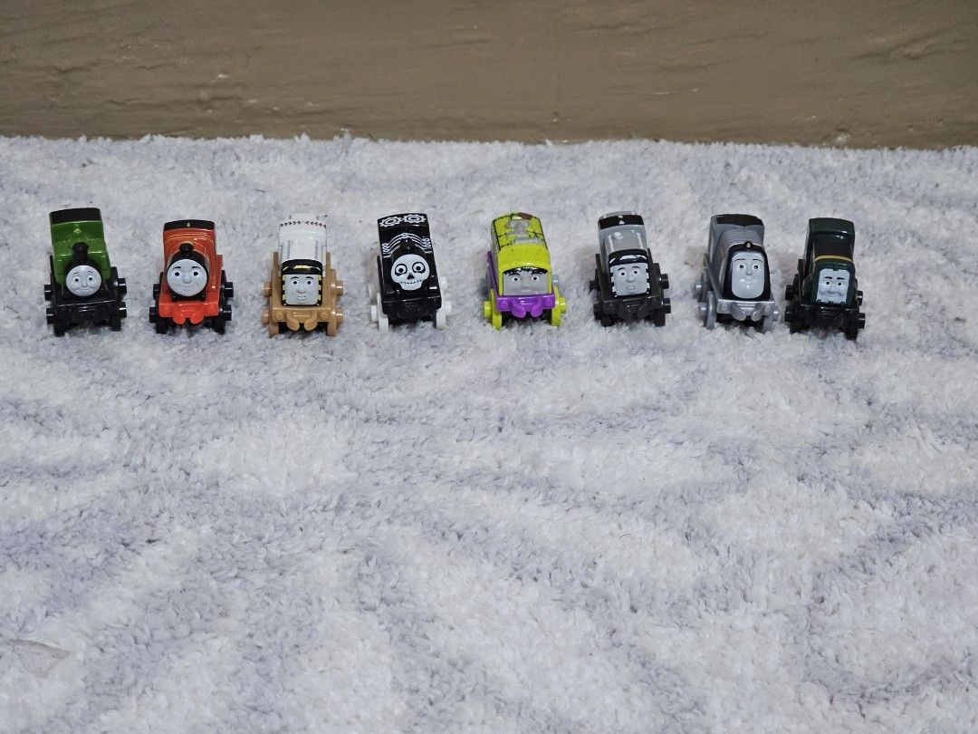 Thomas and Friends Mini Train Series New Style Set (Category: Vehicle & Diecast Models) located in Baguio. Submitted by thriftfinds_2600 (Listing ID 1323881342, Image 1). Description: Like new condition. Selling as set. Includes 8 trains. Please check all photos for details. MOP:Gcash MOD: Flash.