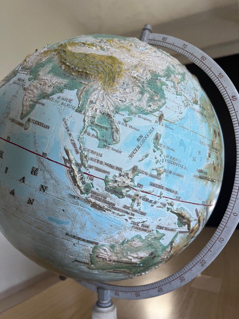 World Portrait Small World Portrait Globe Antique, Hobbies & Toys, Collectibles ...