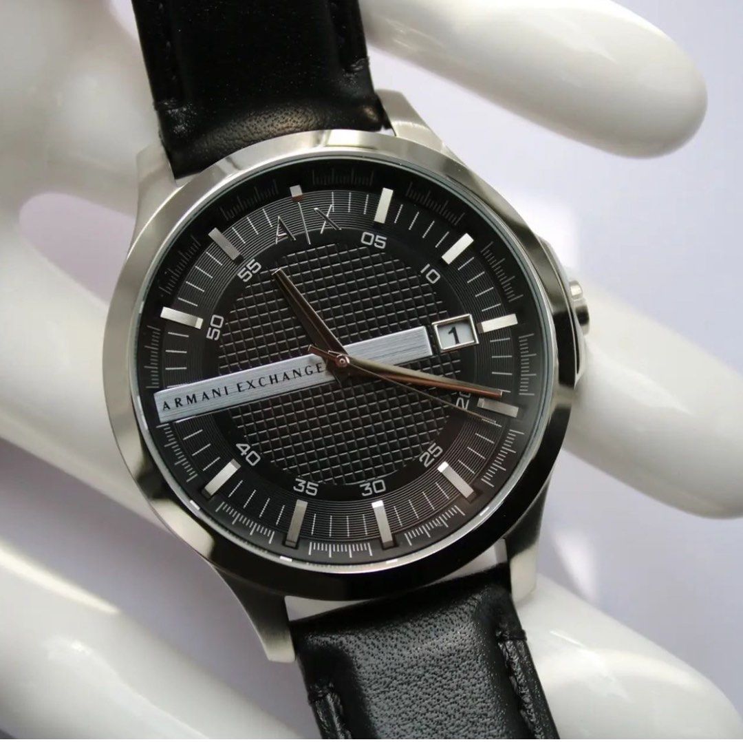 100% Authentic Warranty> Armani Exchange ANALOG QUARTZ SILVER