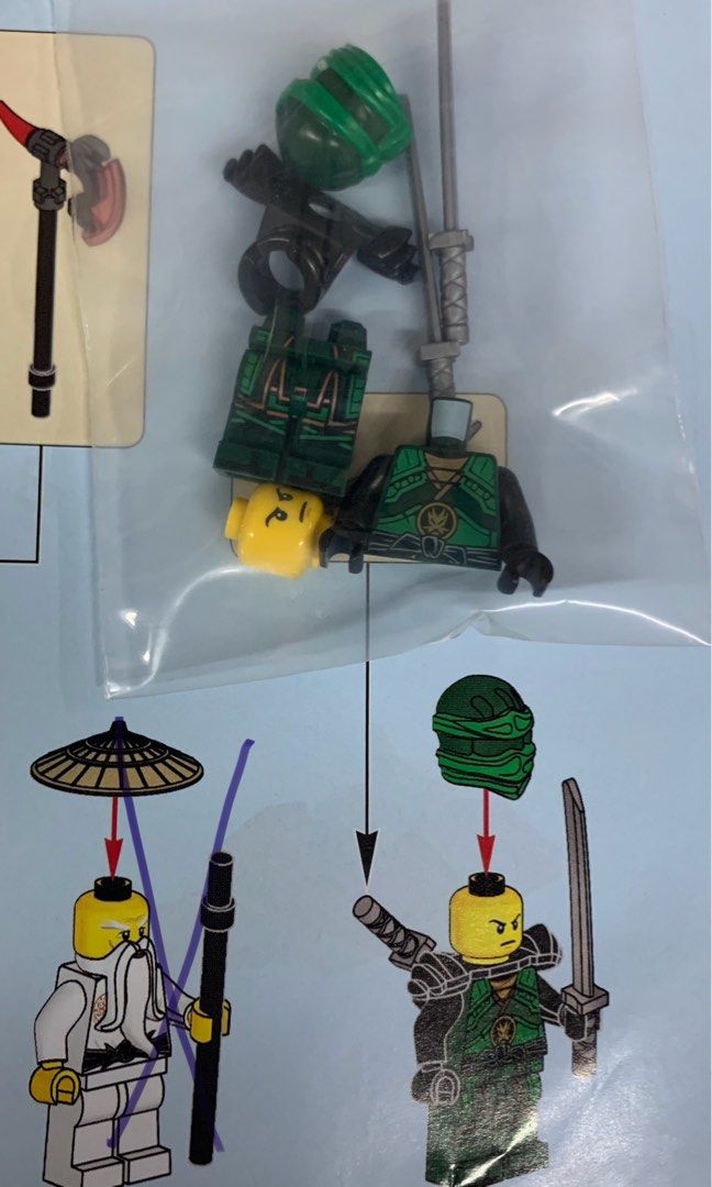 人仔LEGO 70626 Minifigures ninjago NJO284 Lloyd Hands of Time