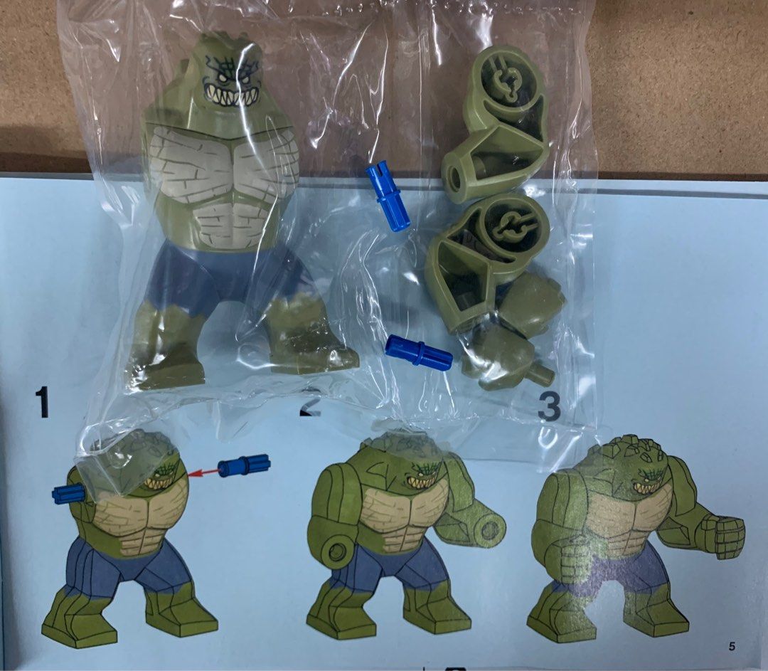 人仔LEGO 76055 Minifigures super heroes dc SH0280 Killer Croc with