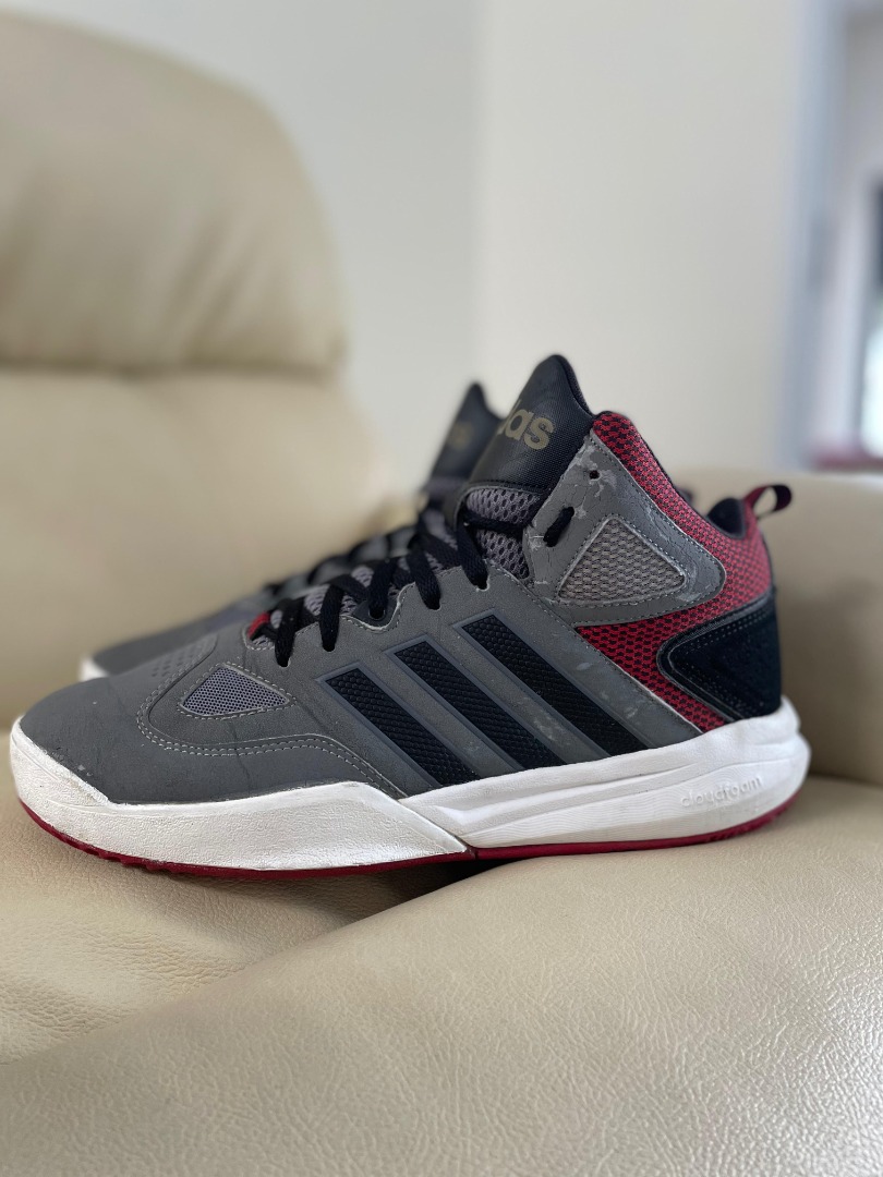Adidas Cloudfoam Thunder Men s Basketball Fesyen Pria Sepatu Sneakers di Carousell