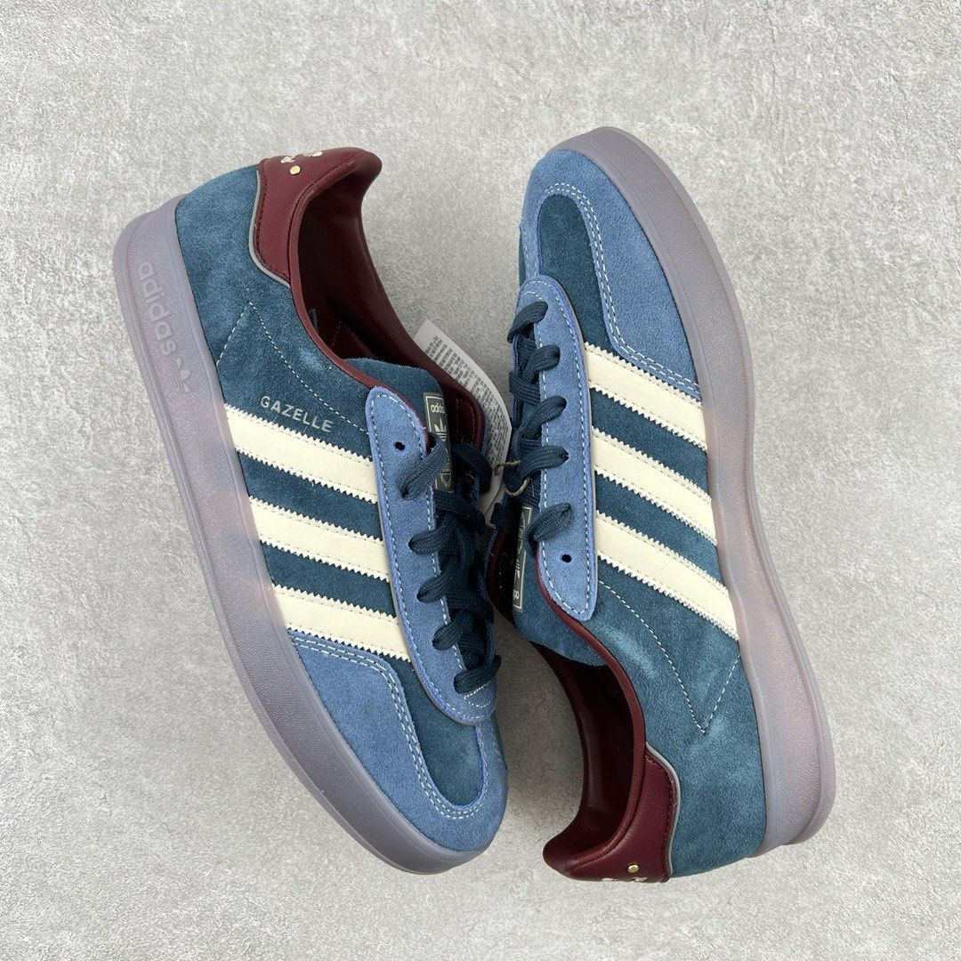 Adidas Gazelle Indoor - Crew Navy Burgundy, Men's Fashion, Footwear,  Sneakers on Carousell