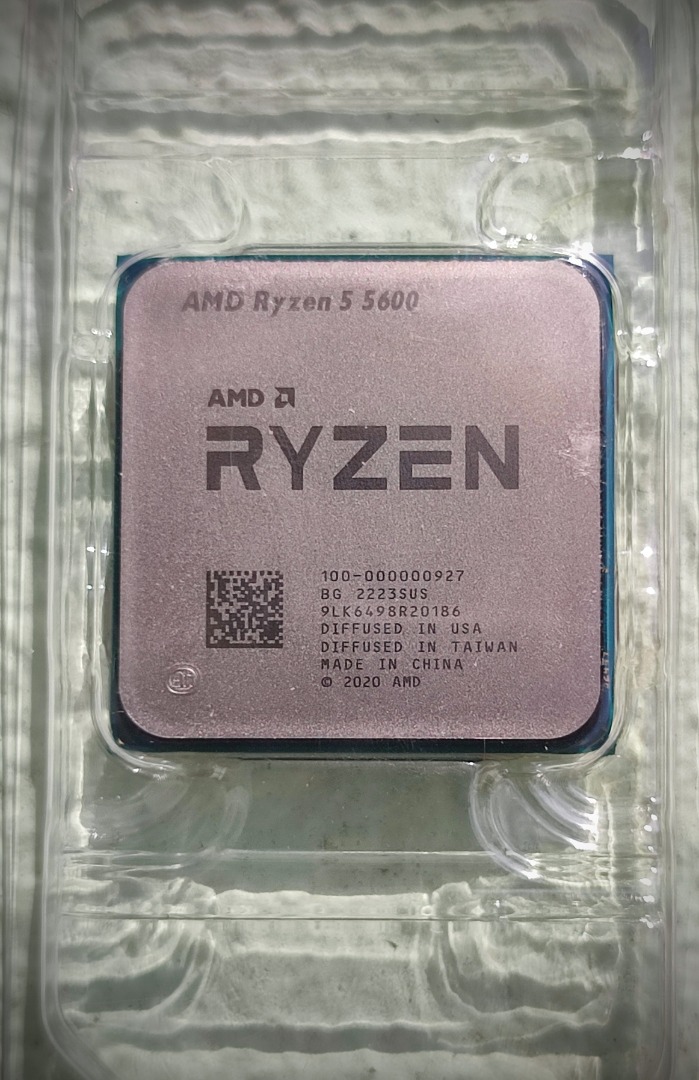 AMD Ryzen 5 5600, Computers & Tech, Parts & Accessories, Computer Parts ...