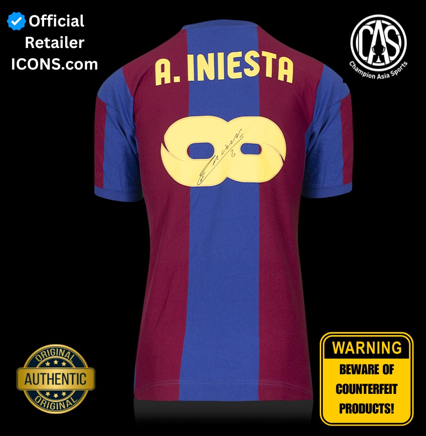 Infinite iniesta jersey for sale store