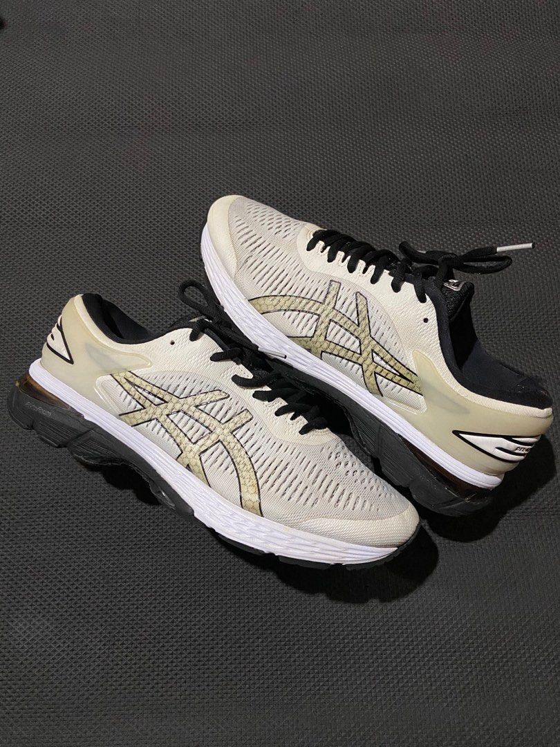 Asics Gel Kayano 25 White Smoke Men s Fashion Footwear Sneakers on Carousell