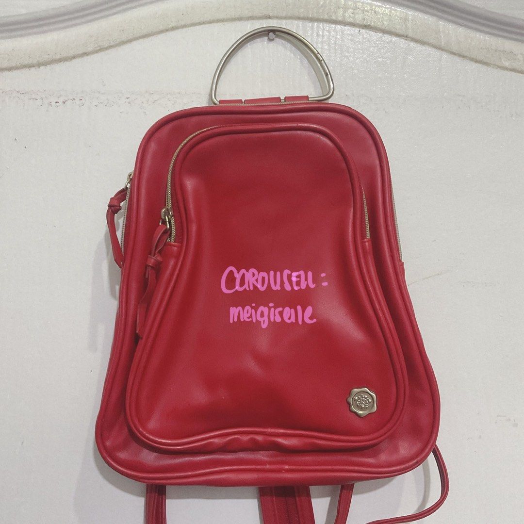 Authentic Fiorelli Red Backpack 3 way Women s Fashion Bags Wallets Backpacks on Carousell