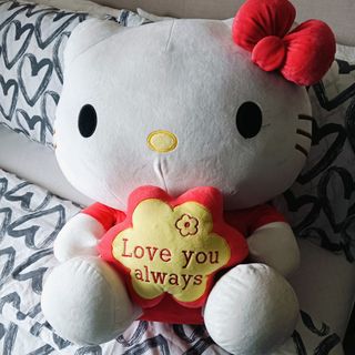 SANRIO EIKOH HELLO KITTY 50th ANNIVERSARY BIG STUFFED TOY BEAR COSTUME ...