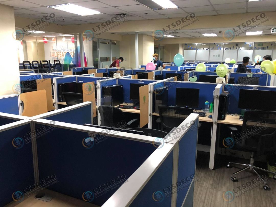 BPO SYSTEM CALL CENTER WORKSTATION TABLE DESK TYPE OFFICE FURNITURE and ...