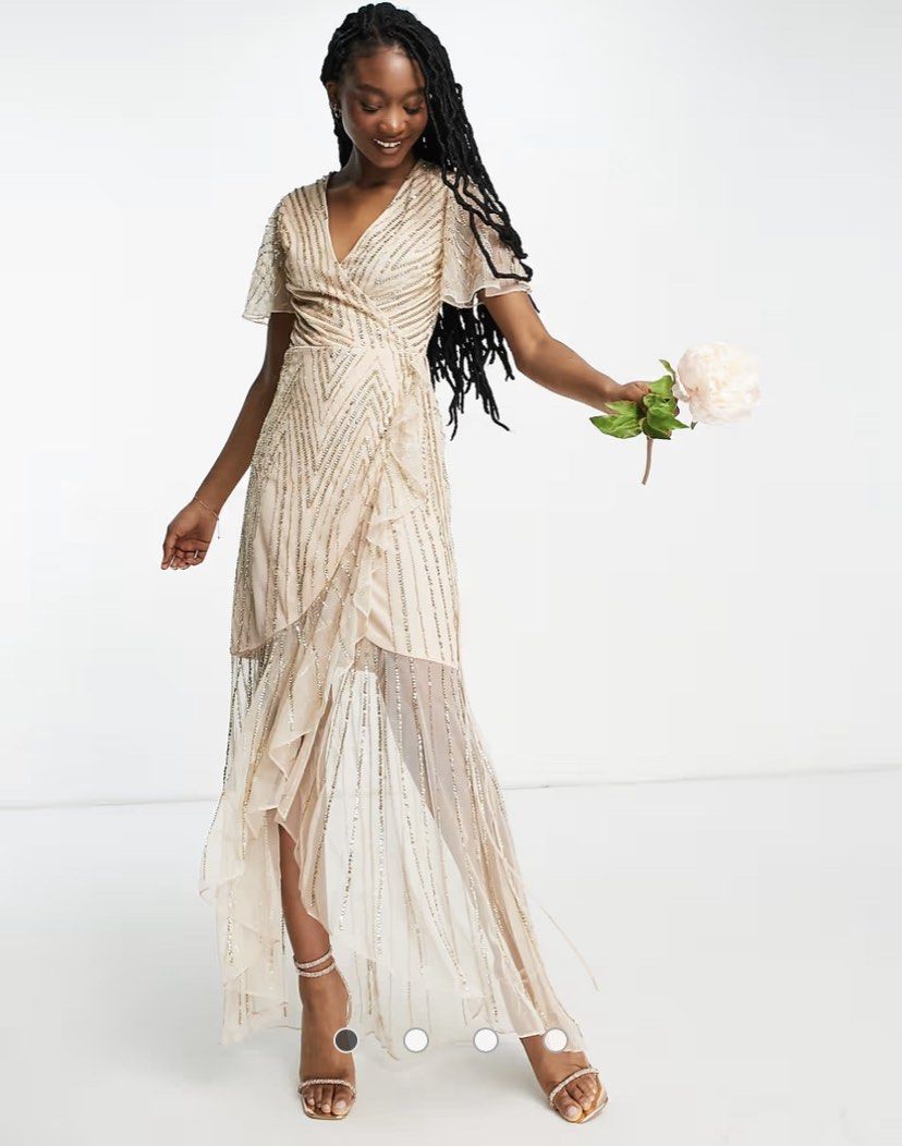 Frock and frill pink dress discount