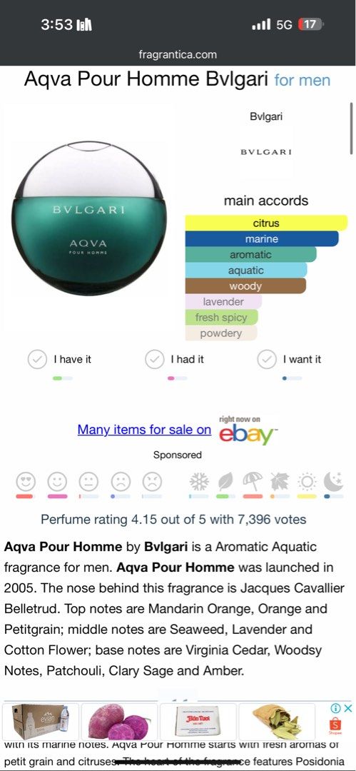 Bvlgari Aqva Pour Homme EDT Gift Set 100ml 15ml