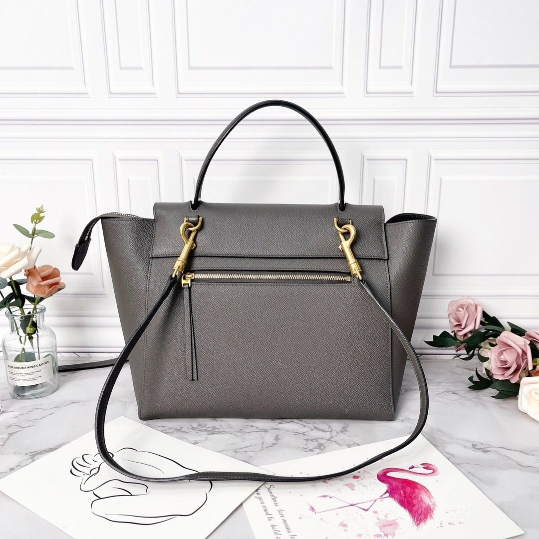Celine grained calfskin mini belt bag top