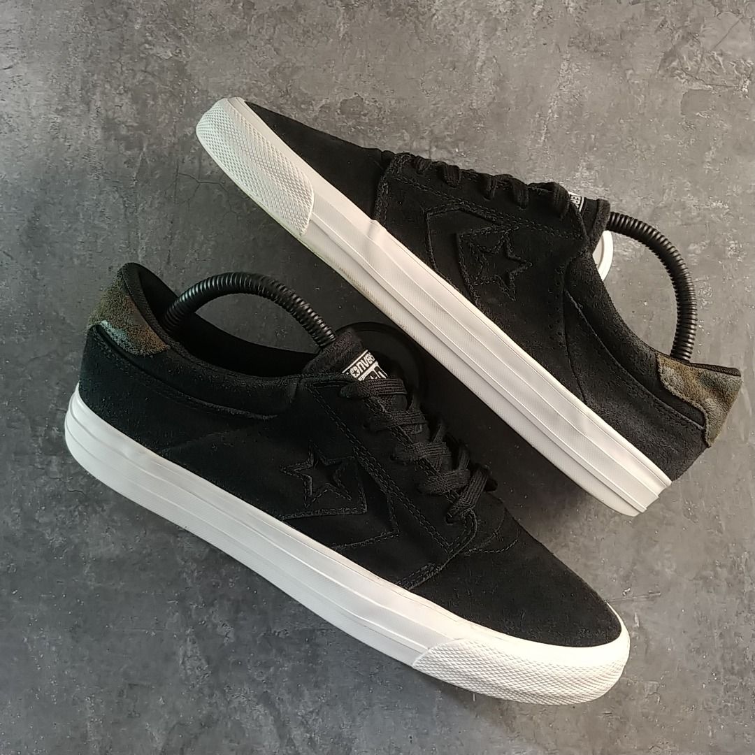 Converse Tre Star Suede Ox Black Size 42