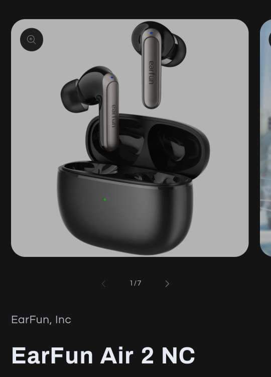 EarFun Air 2 NC (Category: Earphones) located in Manila. Submitted by ellas.space (Listing ID 1324150740, Image 1). Description: PRICE IS NEGOTIABLE Note: Product is from a different country so order while you can:) - Adaptive Hybrid Active Noise Cancelling up to 43dB - Hi-Res Audio Certified & LDAC Decoding for Hi-definition Audio - Bluetooth 5.3 for Ultra Low Power Consumption & Stable Connection - Immersive Hi-Res Sound with 11mm Wool Composit