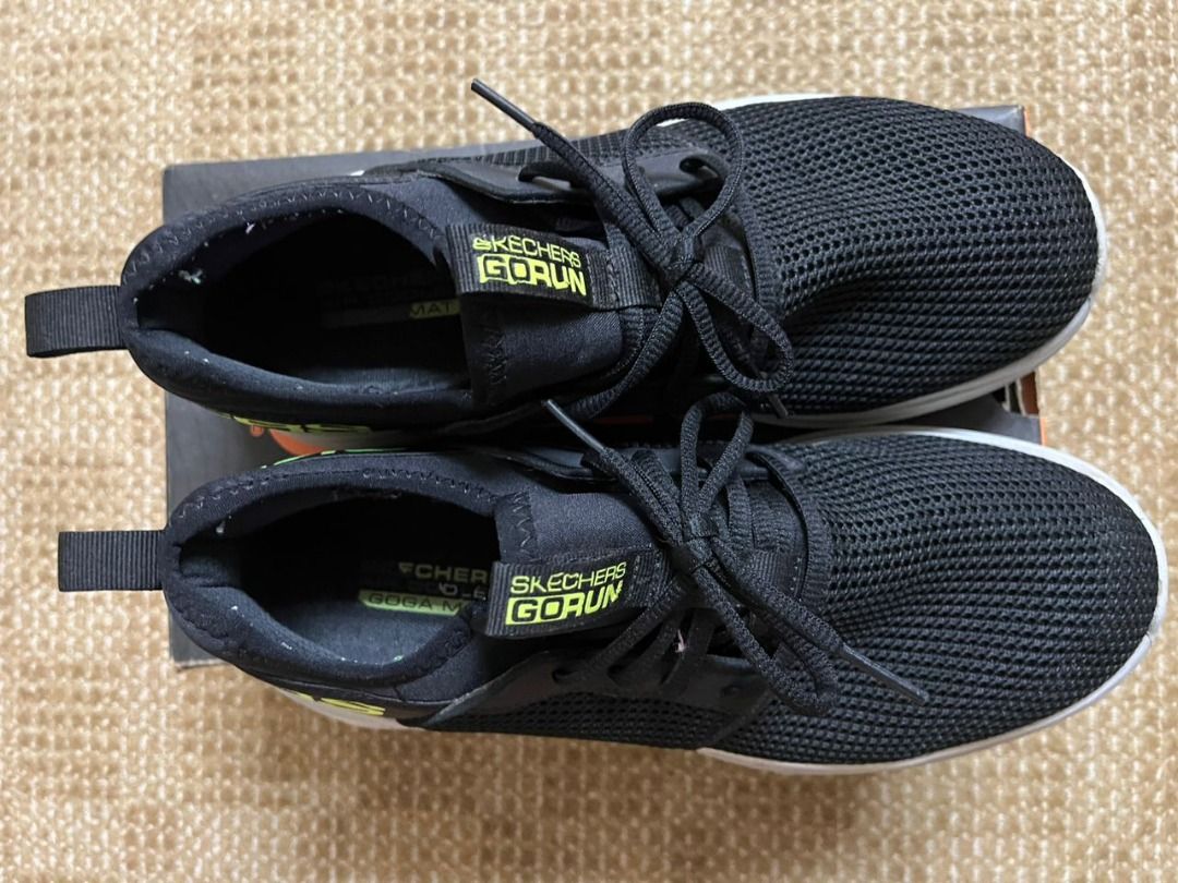 For Sale Gently Used Skechers Black Sports Shoes Size UK 7 US 8 EU 41 No Box Price Nego Men s Fashion Footwear Casual shoes on Carousell
