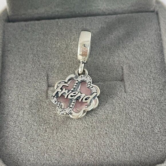 Four-leaf Clover Friendship Double Dangle Charm 792245C01, Women's ...