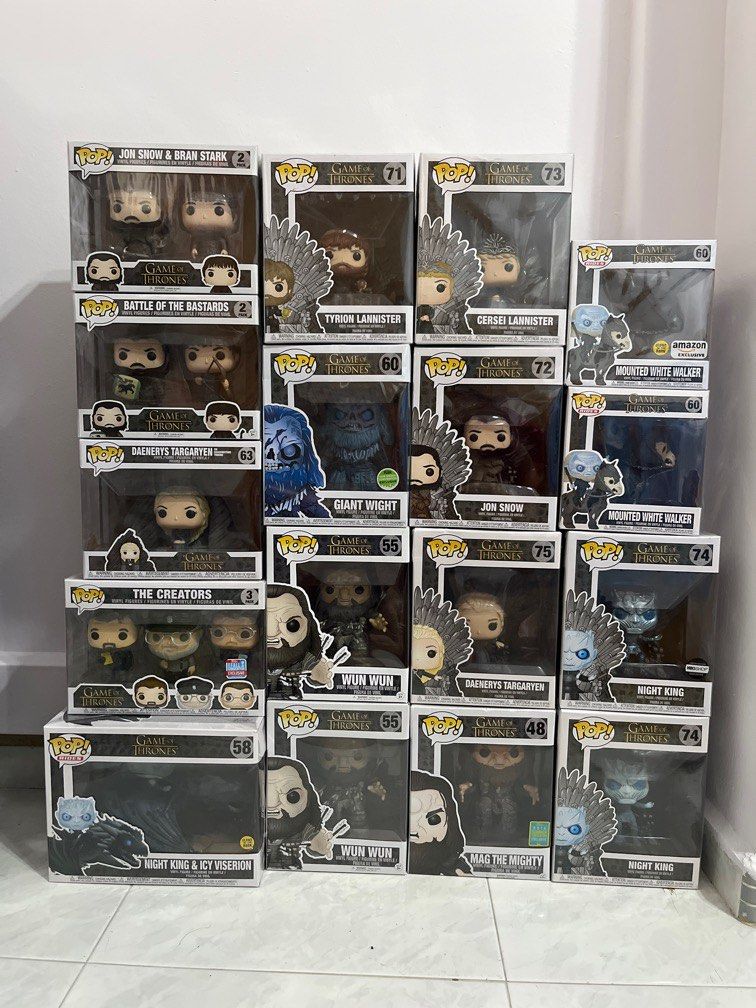 Game of Thrones Funko Pops Jon Snow Bran Stark Battle of the