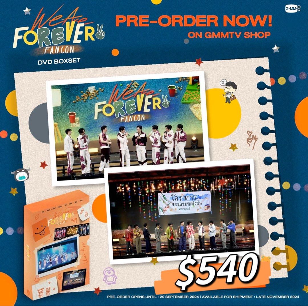 GMMTV】DVD BOXSET WE ARE FOREVER FANCON (アイドル・俳優