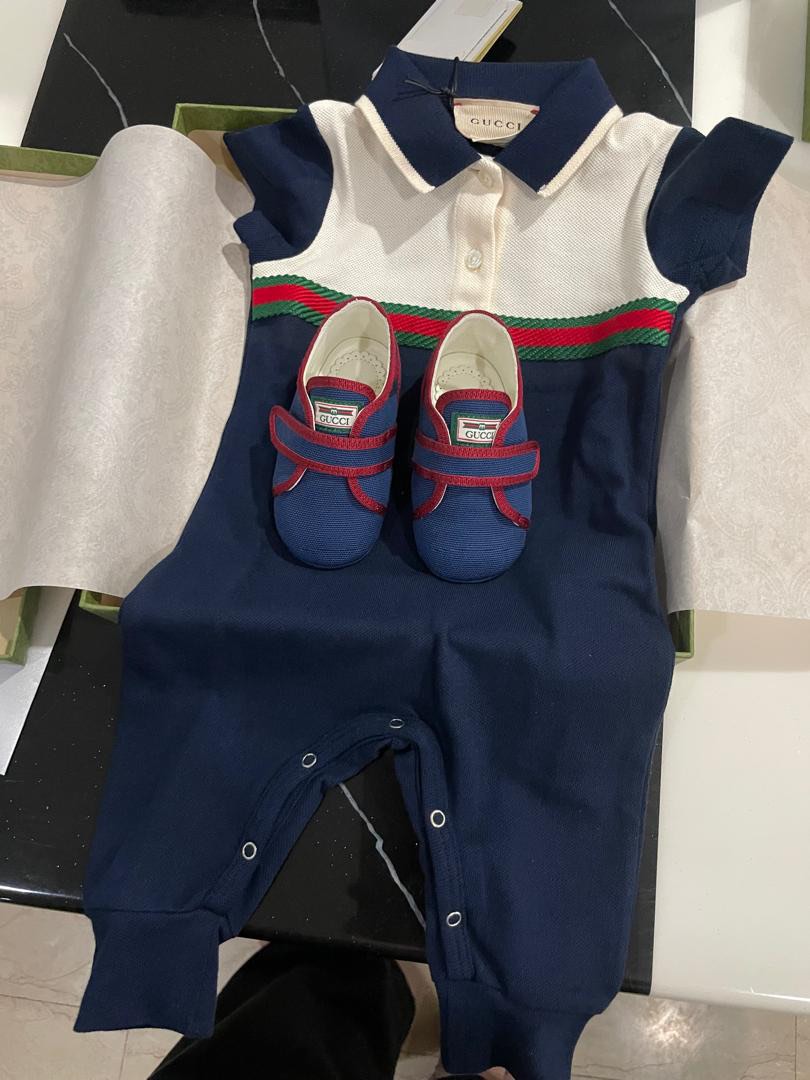 Gucci baby romper online