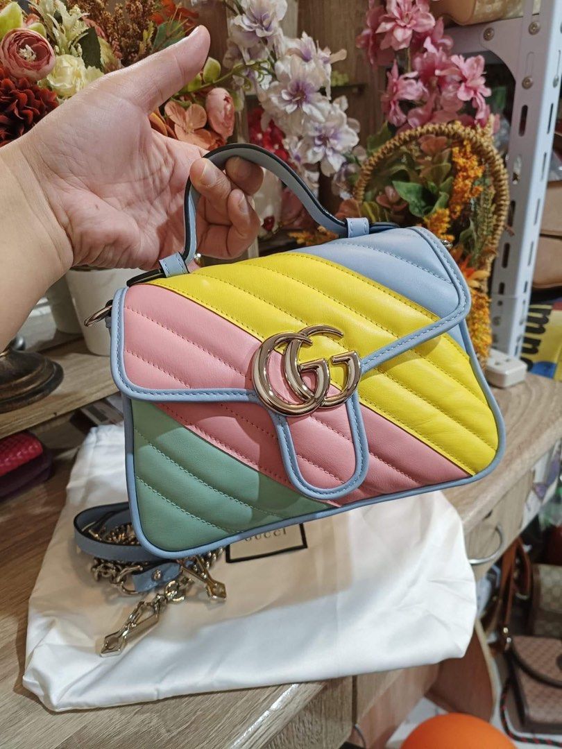 GUCCI MARMONT RAINBOW Small size Brand new with dustbag Luxury Bags Wallets on Carousell