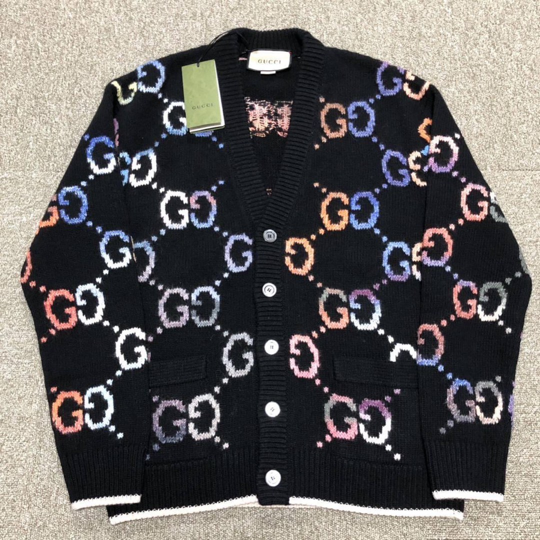Gucci Rainbow Cardigan Like New