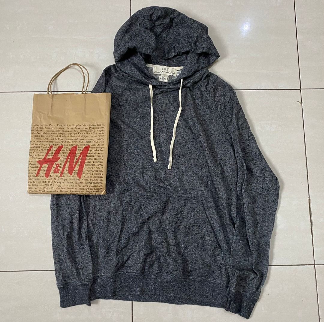 H M. Jaket Hoodie Original Second Nominus Ukuran M Bandung