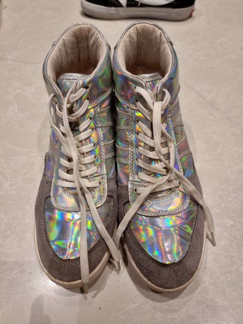 Holographic high tops shop