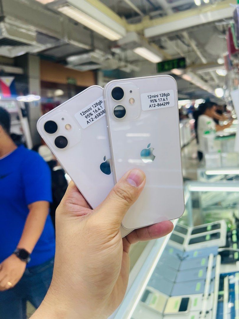 iPhone 12 Mini 128GB 95BH Openline 99%smooth No issues (Category: iPhone 12 Series) located in San Juan City. Submitted by saabangadgetshop (Listing ID 1324106909, Image 3). Description: Onhand | Pre-owned iPhone 12 Mini 128GB OPENLINE Battery Health 95% NO HIDDEN ISSUES NO HISTORY OF REPAIR 99%Smooth TEST TO SAWA RESET ALL YOU WANT TEST ALL YOU WANT NOT REFURBISHED AUTHENTIC PHONE ALL WORKING (FREE 3UTOOLS) iPhones iPads only 🆓Freebies ✅Charger