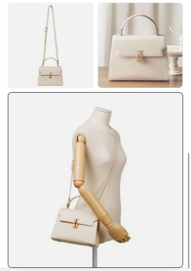 J estina FORTE SM Satchel Bag Kelly Birkin handle bag 韓國, 名牌 