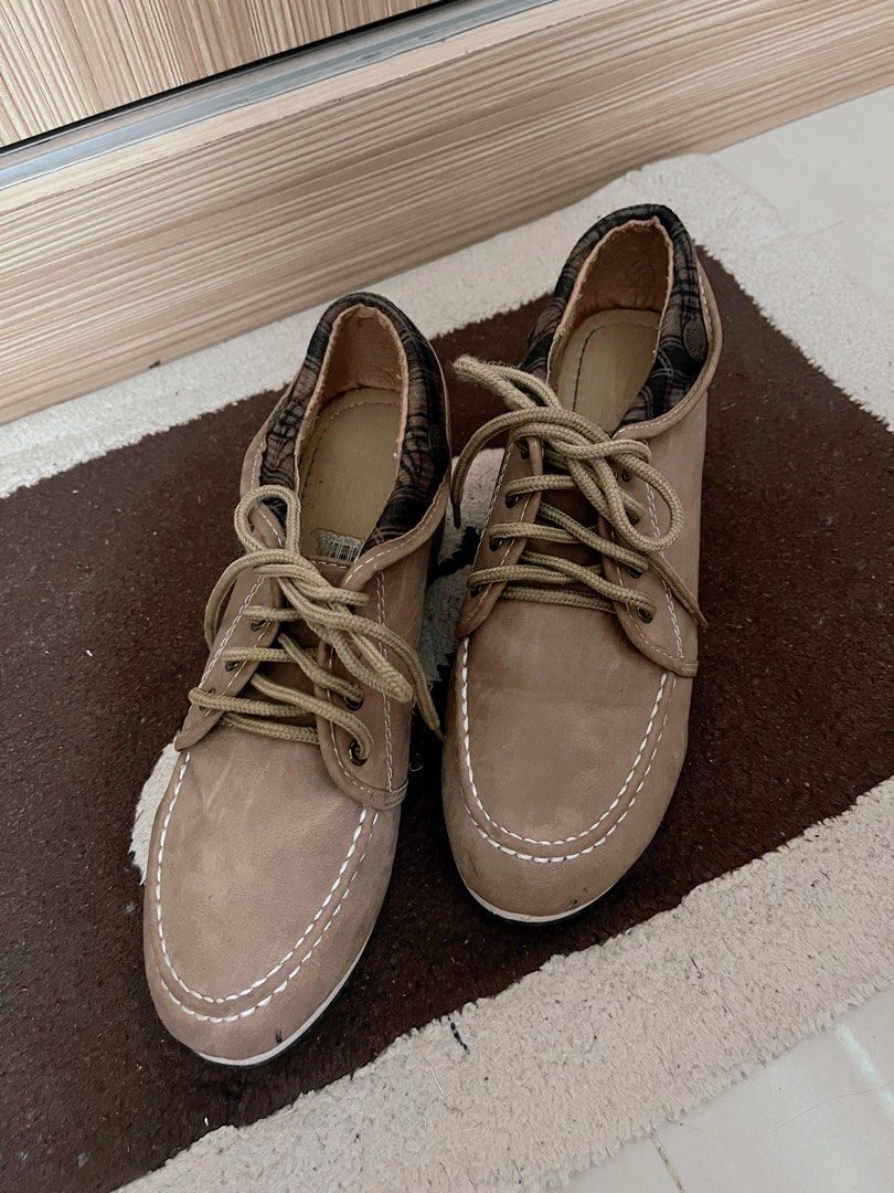 JJ Shoes Boots Wedges Brown