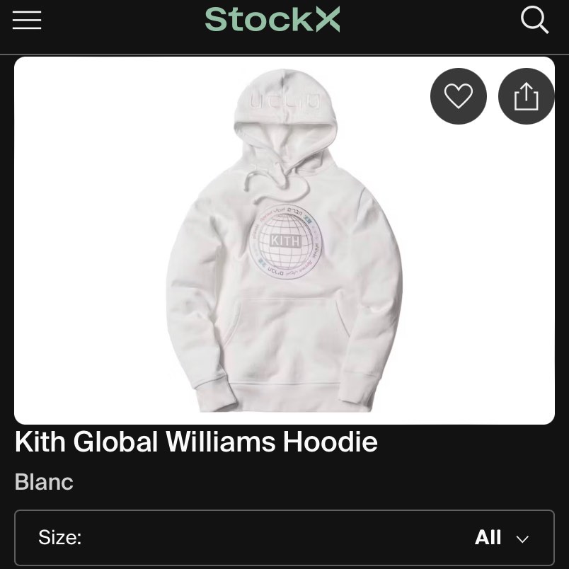 KITH Global Williams hoodie blanc FW17 Helmut lang thom browne TAG heuer chrome hearts stussy streetwear thug club MiU miU kenzo Balenciaga gucci vetements Givenchy ADLv marcelo burlon mardi life work...