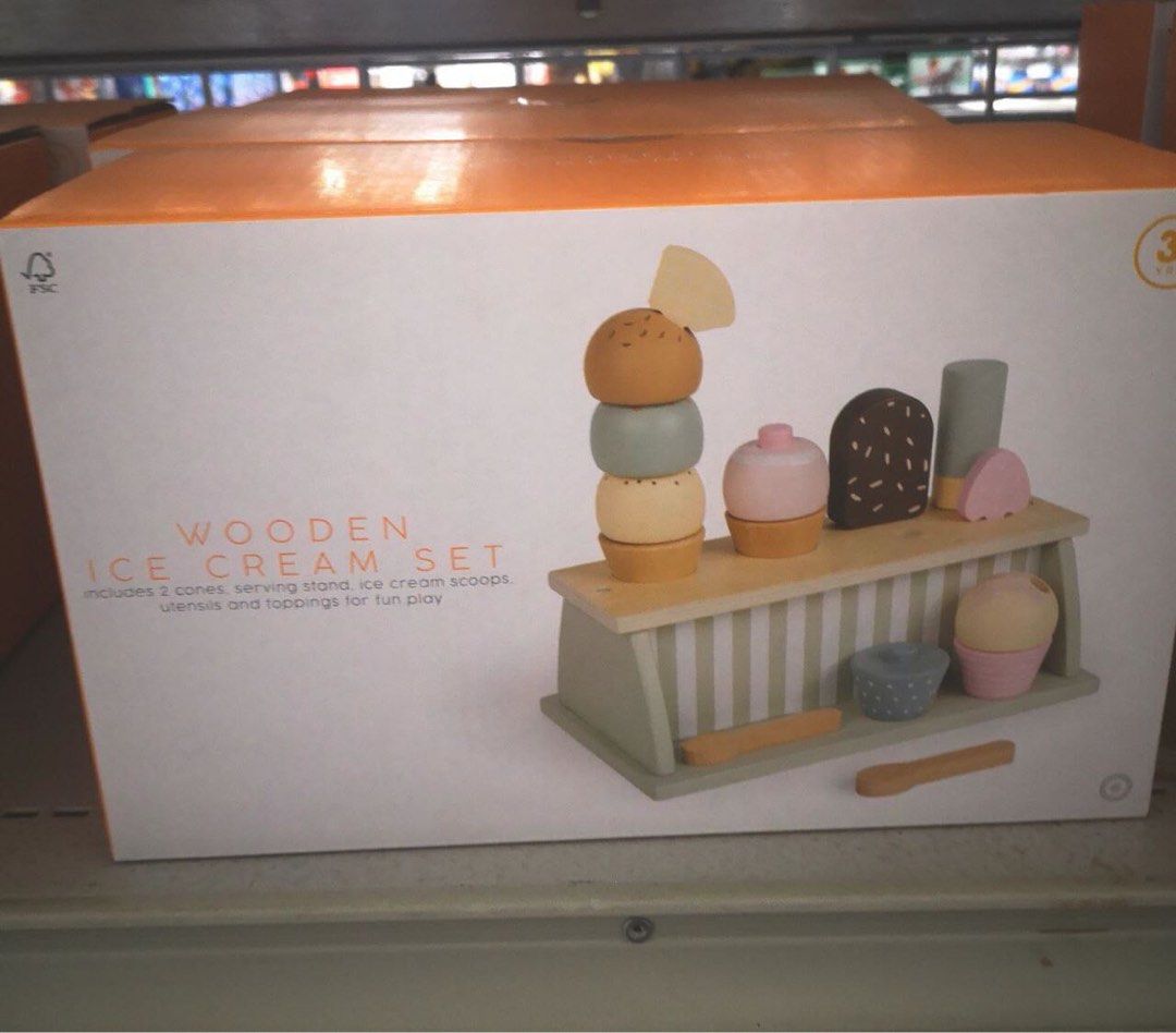 KMART WOODEN ICECREAM