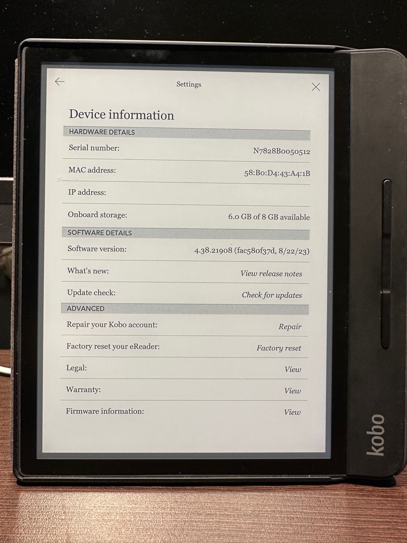 Kobo Forma 8吋, 手提電話, 電子書閱讀器 - Carousell