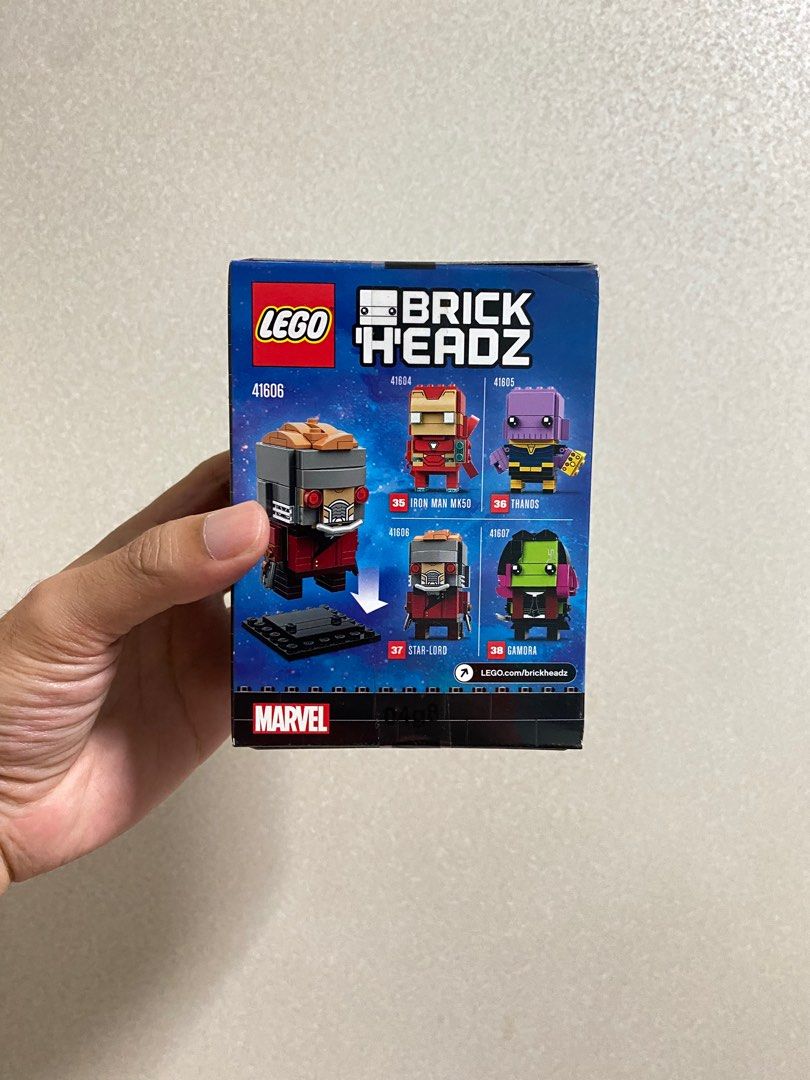 LEGO 41606 BrickHeadz Star Lord RETIRED Hobbies Toys Toys Games on Carousell