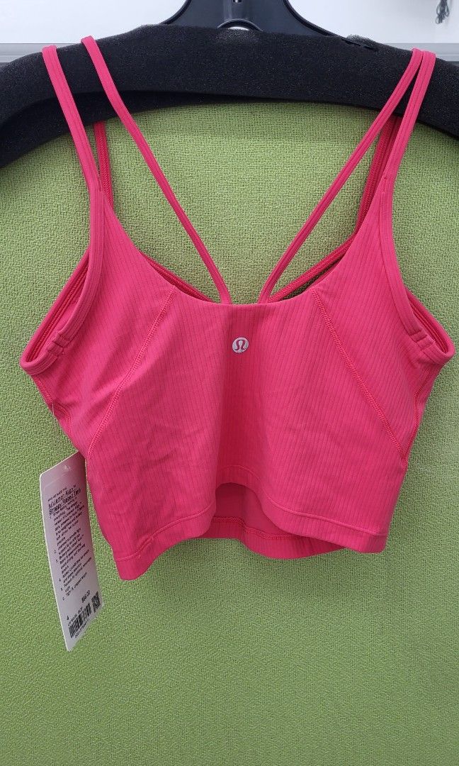新品ルルレモン Align Strappy Ribbed Tank（ピンク、4）（lululemon Align™ Strappy Ribbed  Tank Top | lululemon KSA）