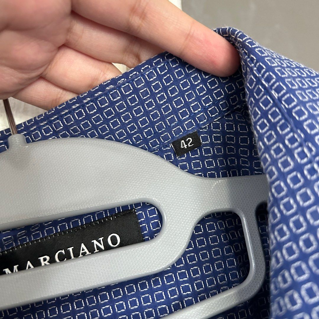 Marciano Longsleeves (UK 42) (Category: Formal Shirts) located in Manila. Submitted by nvd.preloved (Listing ID 1324049029, Image 3). Description: Marciano Longsleeves (UK 42) - PHP700 ✅ Used but in good condition (little to no flaws - please check photos, just needs washing) ✅ What you see is what you get 🇬🇧 From UK balikbayan box ‼️ Check my other items too 📍 Sampaloc, Manila 🛵 Grab/Lalamove/J&T Express to be shouldered by the buyer.