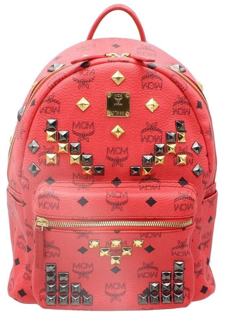 Lol Manor PoupeÃ© Lol Red Mcm New Backpack MCM Red Logo  display picture 3