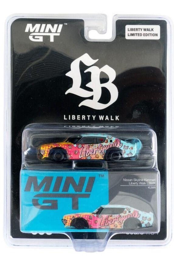MINI GT Nissan Skyline Kenmeri Liberty Walk Kuma MGT00698