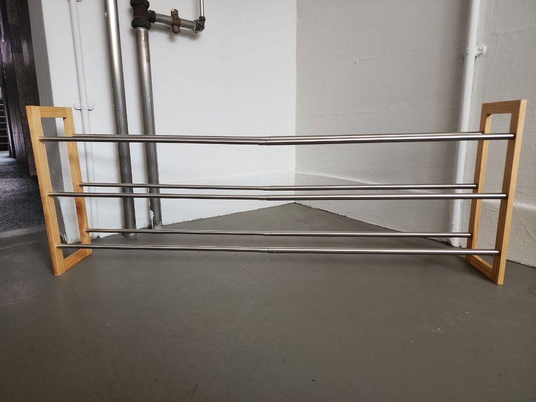 Muji extendable shoe rack, Furniture & Home Living, Furniture, Shelves ...