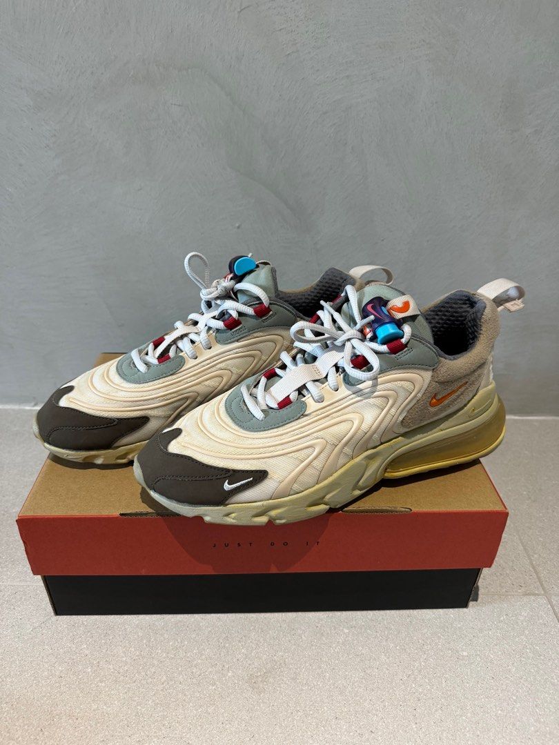 Nike Air Max 270 React Travis Scott Cactus Trails, Men's Fashion