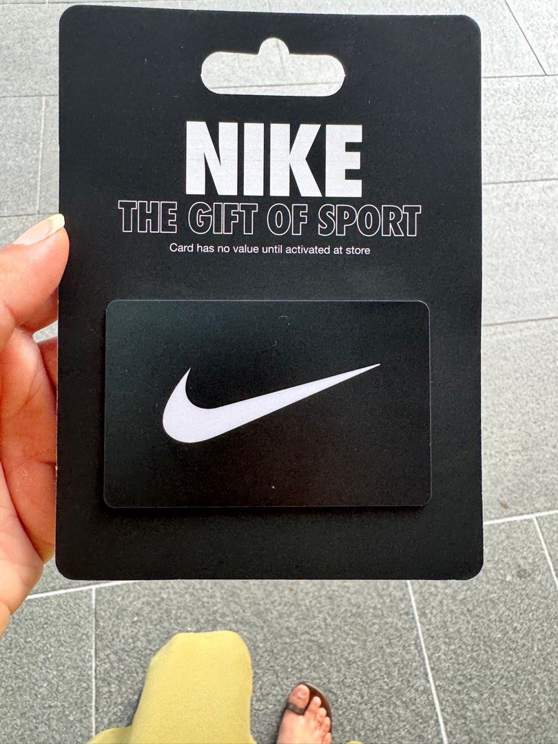 Nike gift card at discount