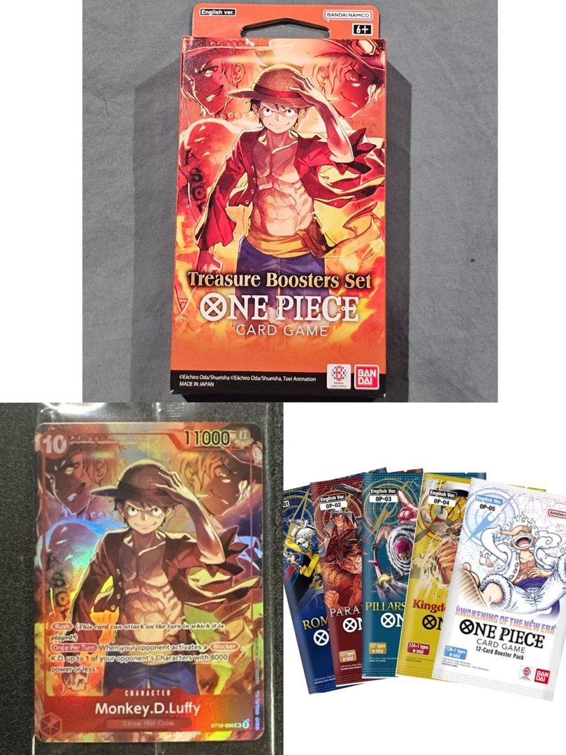 One piece Treasure Boosters set, Hobbies & Toys, Toys & Games on Carousell
