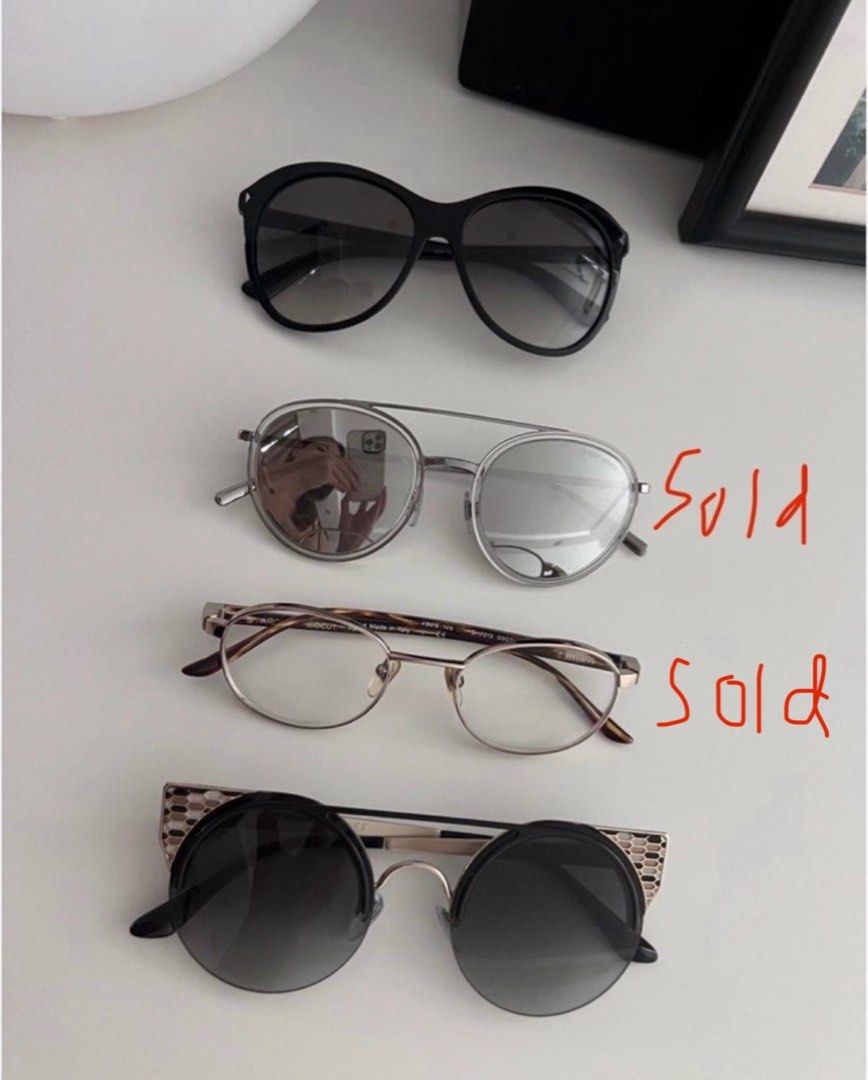 Prada, Giorgio Armani, Alain milki, Bvlgari Sunglasses, Women's