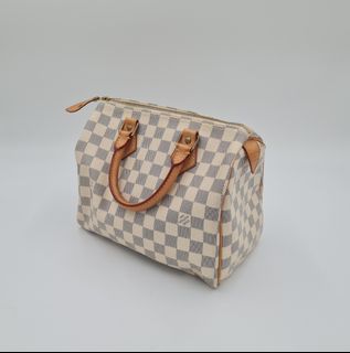 Louis vuitton speedy 25 damier azur” For Sale | Bags \u0026 Wallets | Carousell  Singapore