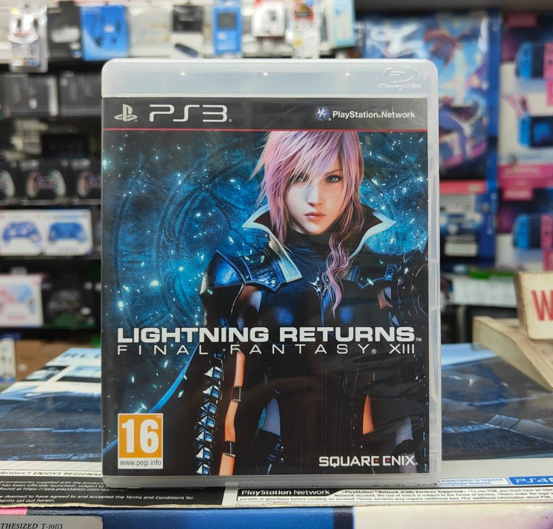 LOT PS3 FINAL FANTASY XIII SQUARE ENIX + PSA FINAL FANTASY XV BLU RAY DISC