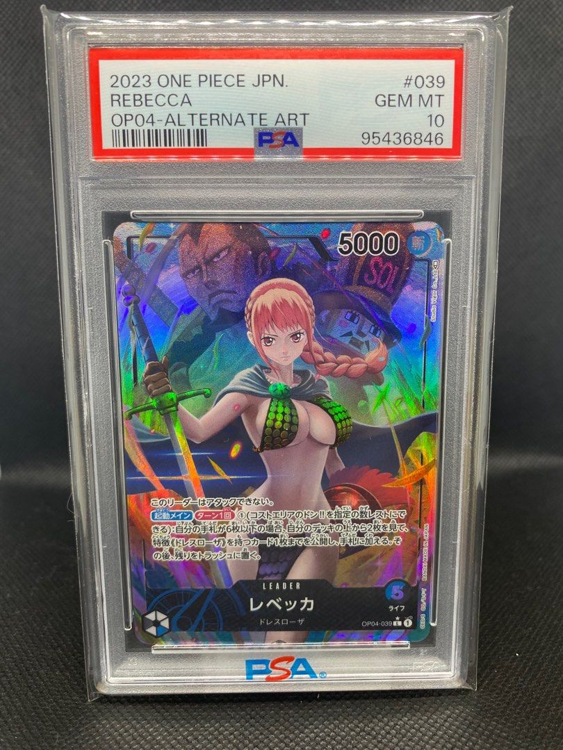 PSA 10 Rebecca OP04-039 Alt Art One Piece Japanese, Hobbies