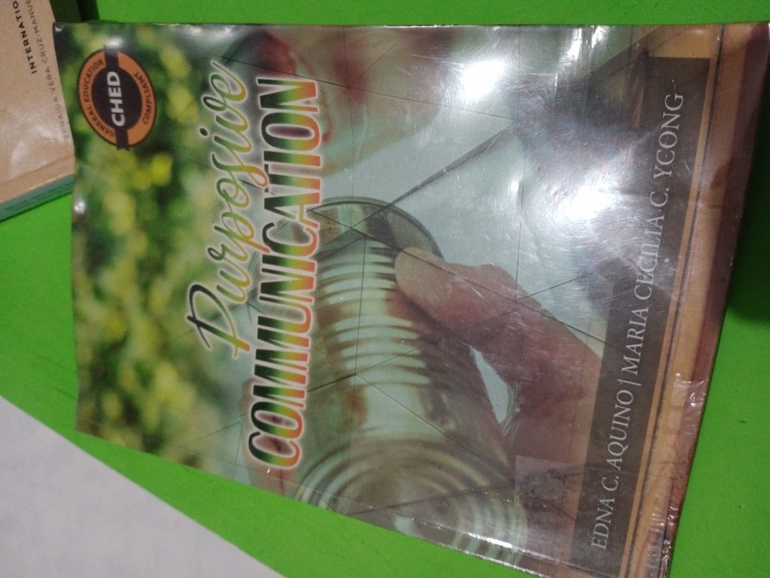 Purposive Communication (Category: Textbooks) located in Mandaluyong City. Submitted by maruyahachi (Listing ID 1324120196, Image 1). Description: .