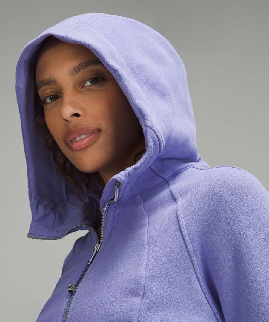 RARE SINGLE PIECE AVAILABILITY Lululemon Scuba Full Zip Hoodie in Dark Lavender DKLA Women s Fashion Activewear on Carousell